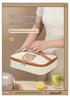 Bear Cartoon Bento Lunch Box - Microwave Safe, Insulated with Three or Four Compartments for Students and Office Workers