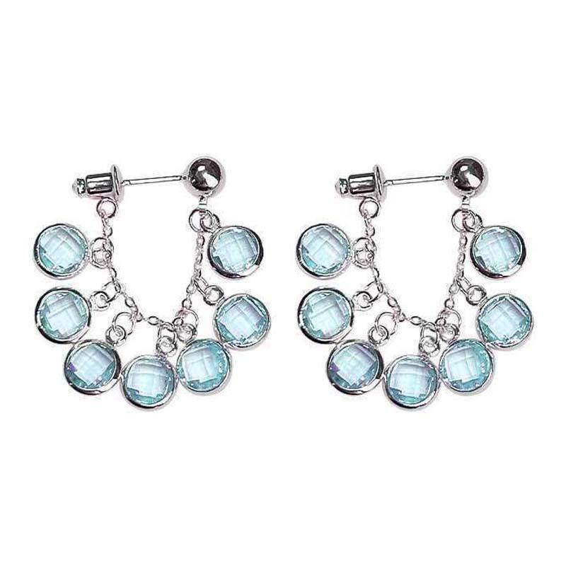 New Transparent Crystal Earrings for Women Exquisite Tassel Chic Earrings Unique Women's Party Jewelry Gifts