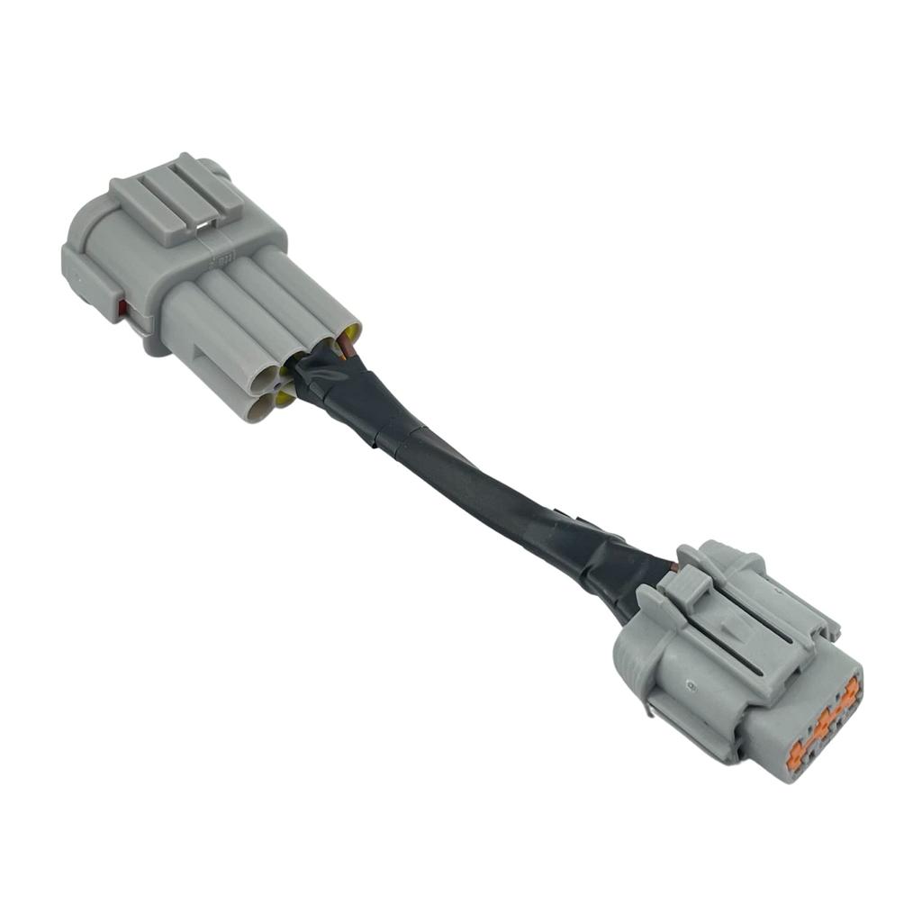 2 Piece Fit for 2003+ 350z Car Fog Lights Connectors HID Wiring 8 To Halogen 6 Headlight Wire Harness Conversion Adapter