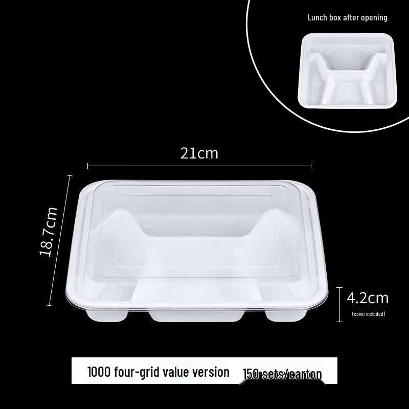 Disposable Compartment Meal Prep Containers