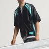 adidas Mercedes - Amg Fw25 Motorsport Petronas Formula One Team Las Vegas Knitted Loose Fit Zip Short Sleeve Baseball Shirt Men Tops KG4743