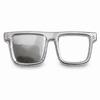 Metal Brooch Pin Clothes Eyeglass Pin Eyeglasses Holder Brooch Pin Zinc Alloy Square Frame Glasses Accessory Eyewear for Men