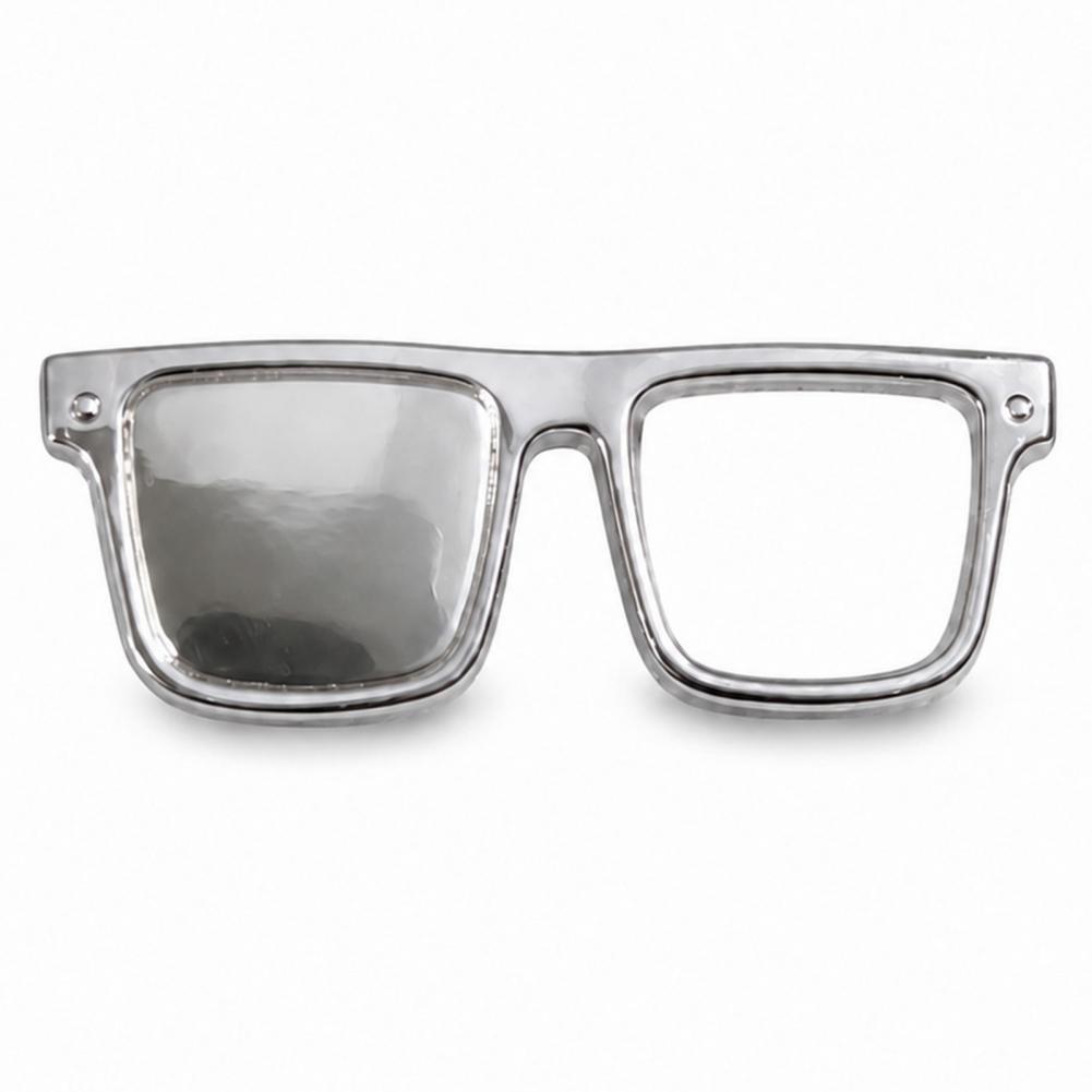 Metal Brooch Pin Clothes Eyeglass Pin Eyeglasses Holder Brooch Pin Zinc Alloy Square Frame Glasses Accessory Eyewear for Men