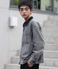 WEGO Denim Shirt Size Denim Black Men's Jacket, M,
