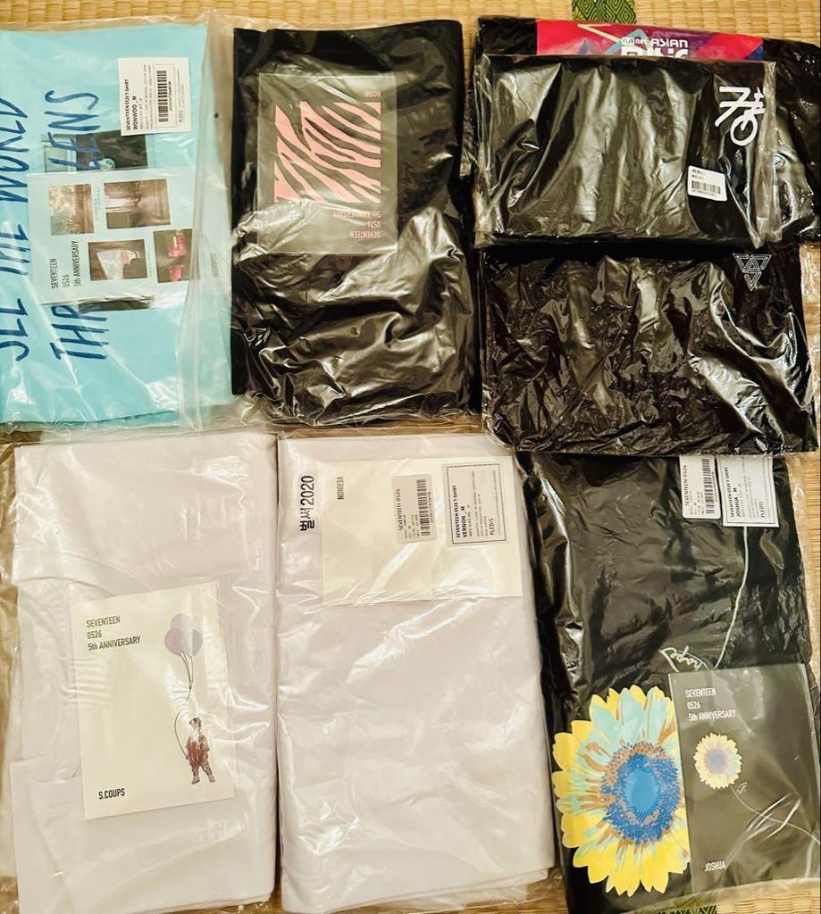 [USED] SEVENTEEN 17'sCUT 3rd Anniversary / 5th Anniversary T-shirt