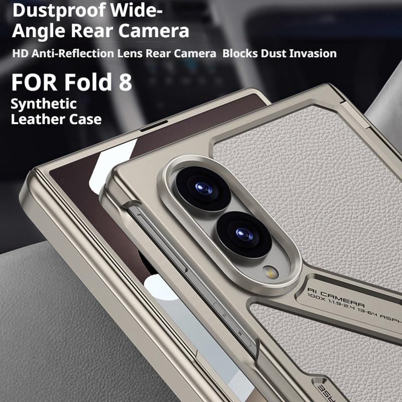 Magnetic Hinge 360 Protective Case For Samsung Galaxy Z Fold 8wide Armor Screen Protector Stand Slim Cover For Galaxy Z Fold8 Ca