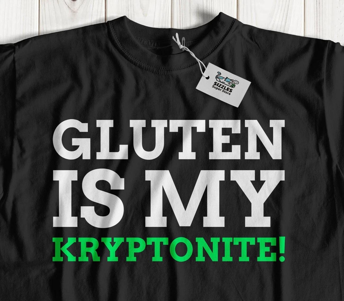 

Унисекс Забавная футболка для людей с непереносимостью глютена Подарки для людей с чувствительностью к глютену (не целиакия) XL