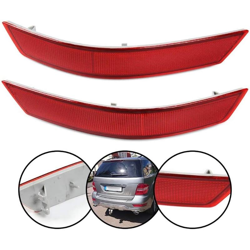 Rear Fog Light Strips Bumper Reflector Trim 1648201574 for ML-Class W164 ML320