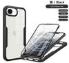 360 Full Protection Case For iPhone 16e Clear Screen With Silicone Bumper TPU+PC Back Cover For iPhone 16 e iPhone16e 2025 Funda