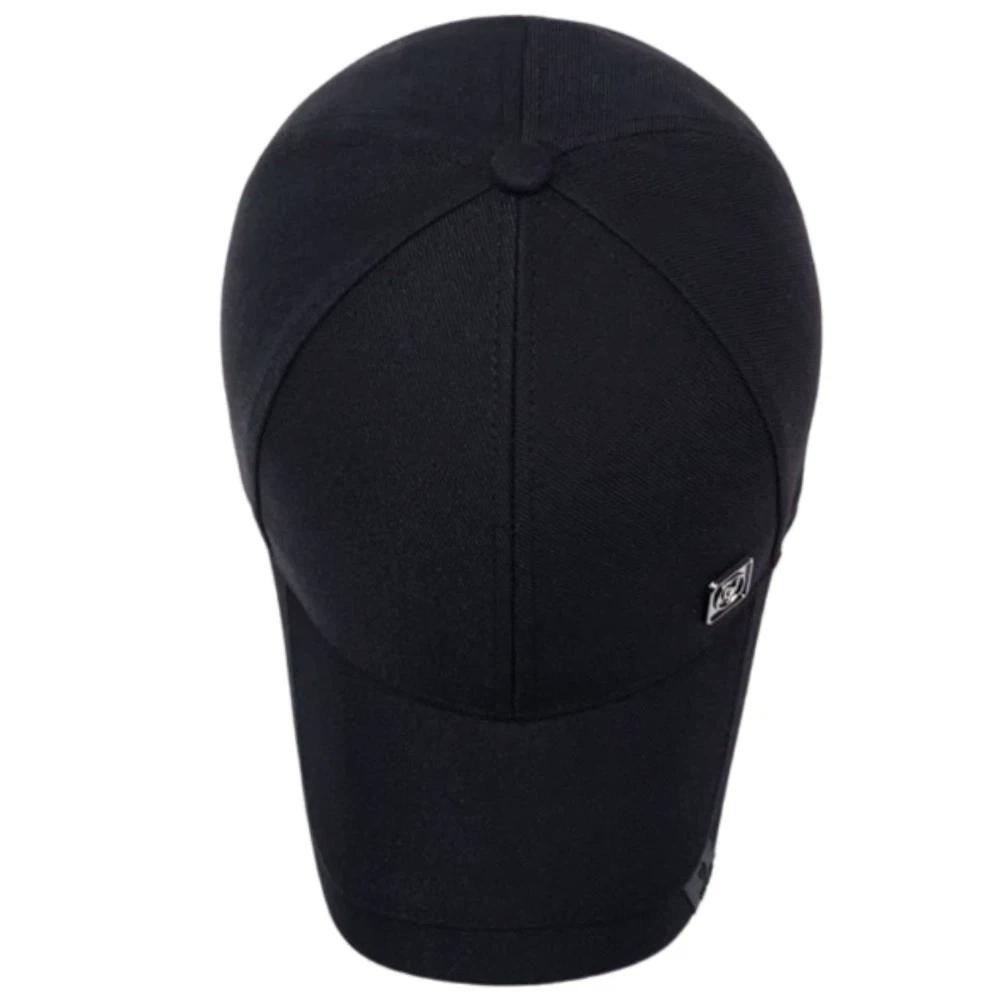 Men Baseball Cap With Metal Mark Adjustable Casual Hat Caps For Men WomenOutdoor Sports Fishing Leisure Caps