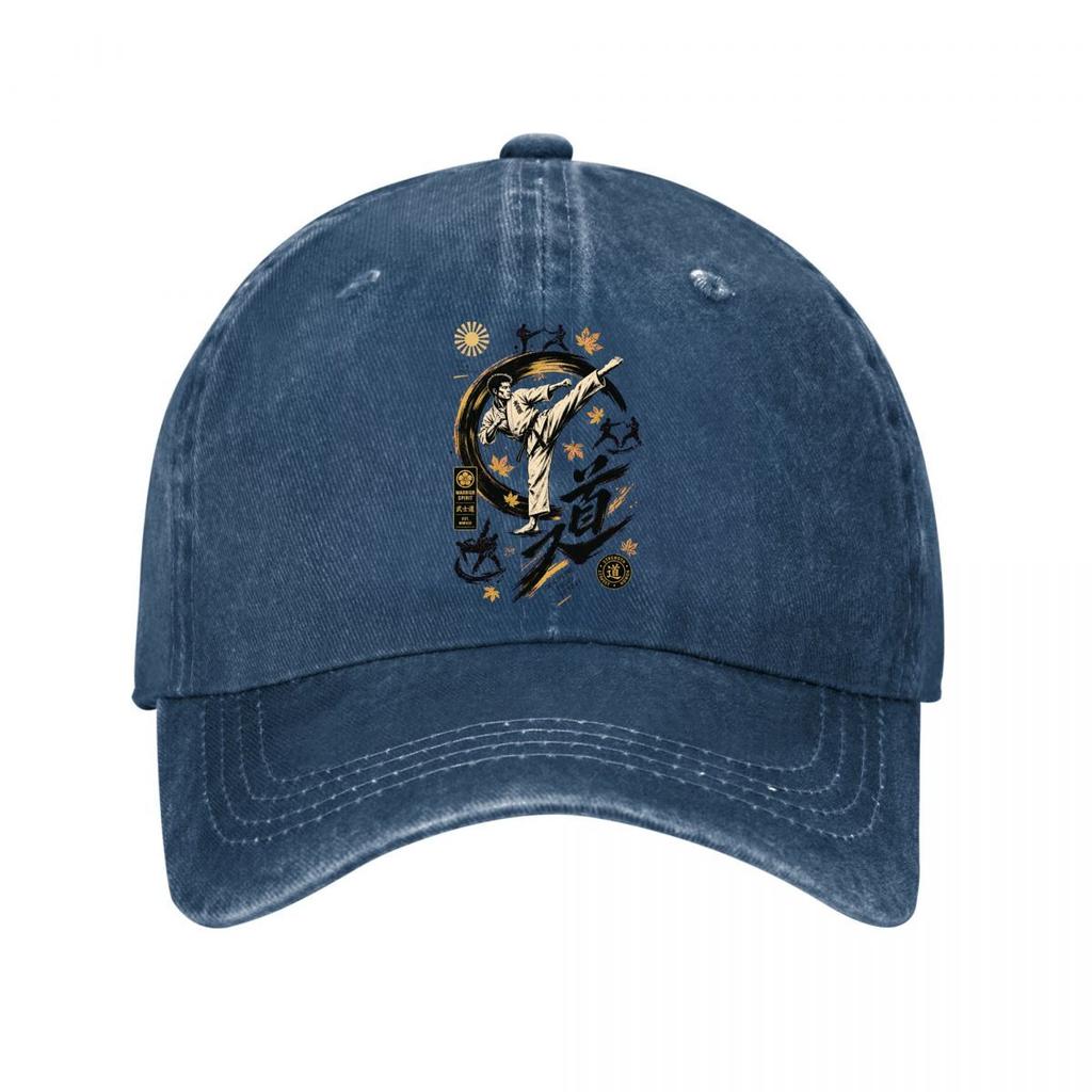 Vintage Bushido Martial Spirit Emble  New Vintage Washed Cotton Baseball Cap Sun Hats
