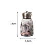 316 Edelstahl Isolierbecher 300ml Auslaufsicher Kaffeetasse Langlebig Tragbar Schlank Isolierte Thermos-Kaffeetasse Wasserflasche