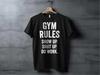 Motivierendes Fitnessstudio-T-Shirt