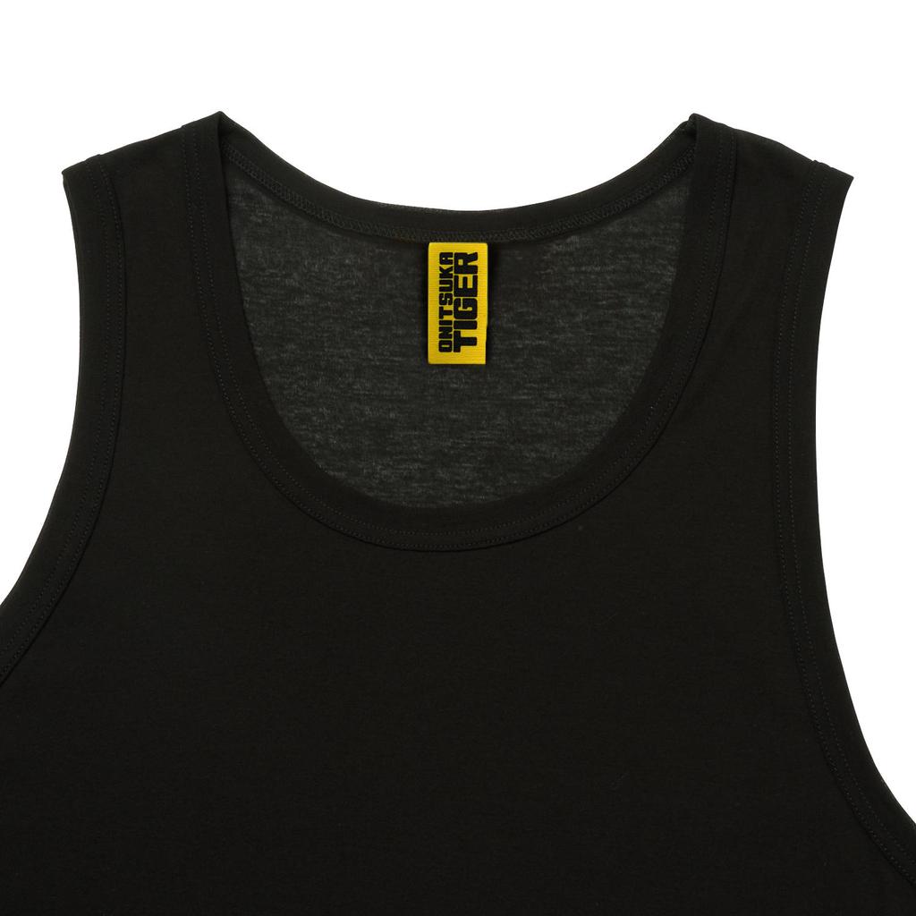 Onitsuka Tiger Solid Color Pullover Knit Round Neck Vest Unisex Vests Black 2183B264-001