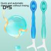 10/20Pcs Mini Toothbrush with Toothpaste No Rinsing Needed Foam-Free Design Natural Ingredients BPA-Free Toothbrush Oral Care