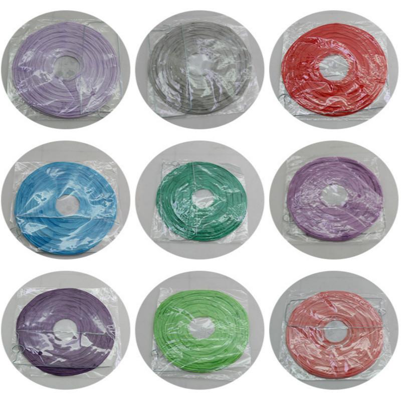 סיני/יפני עגול מנייר פנס יום הולדת חתונה עיצוב מתנת יום הולדת מלאכת יד DIY lampion אספקת כדור פנס תלוי לבן