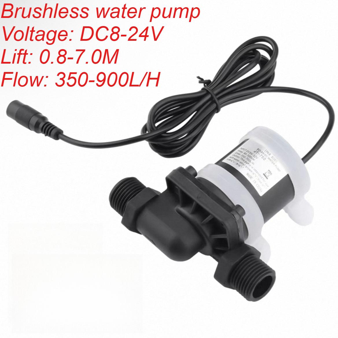 

Погружной насос постійного струму DC12V/24V безщітковий амфібійний високонапірний насос з великою продуктивністю насос-бустер