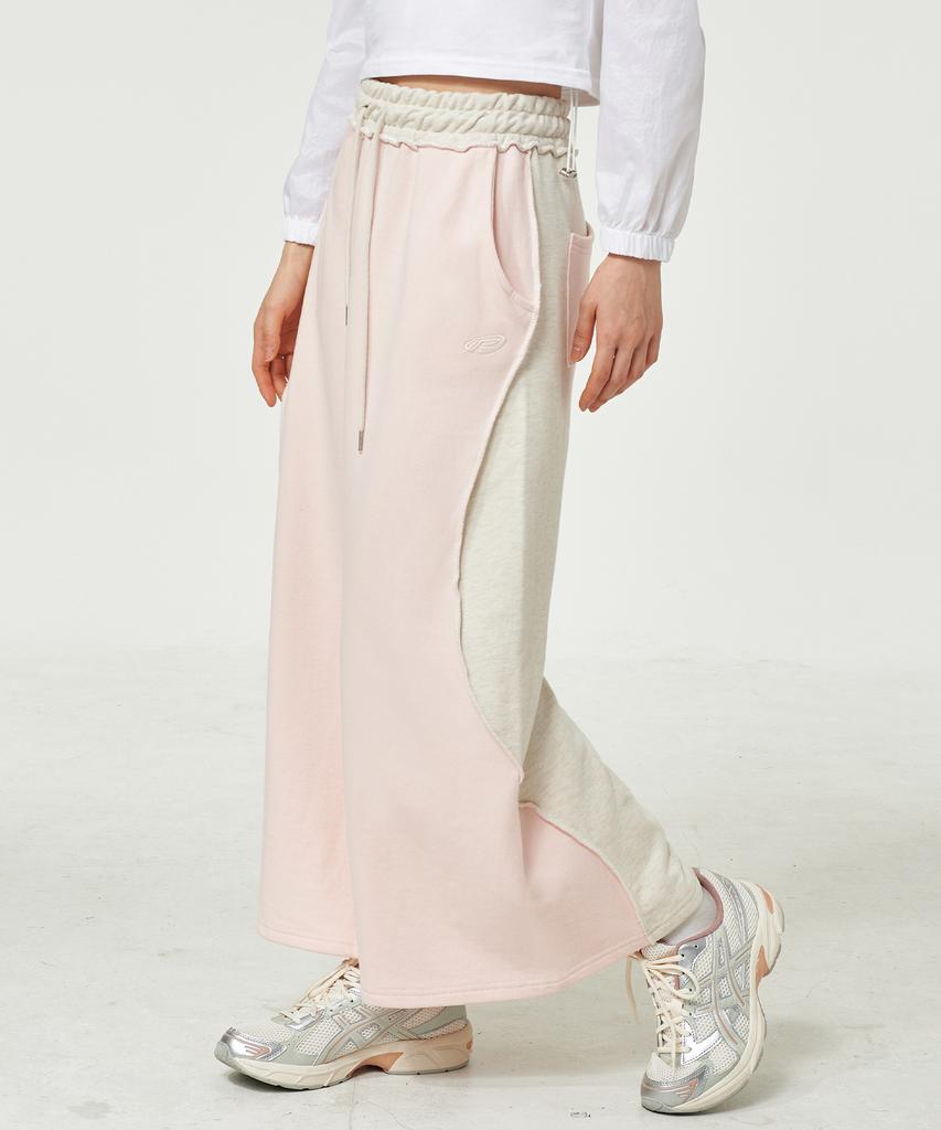 PEACE MAKER Ex Raw Maxi Skirt (Pink)