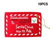 High Quality Christmas Envelopes Pack of 10 with Hanging Rope for Cards