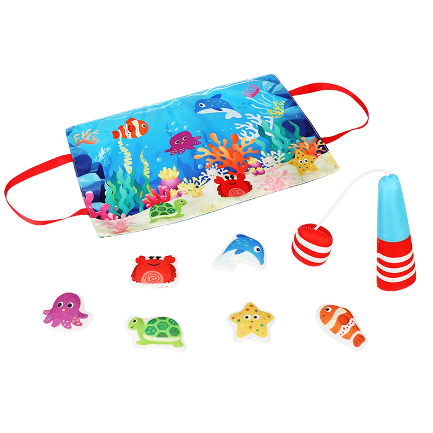

Children s fishing toy Montessori fabric craft fishing game baby toy educational early education product