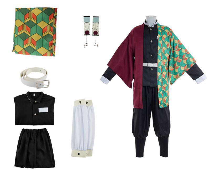 Demon Slayer Cosplay Costume: Tanjiro, Nezuko, Zenitsu, Shinobu, Mitsuri