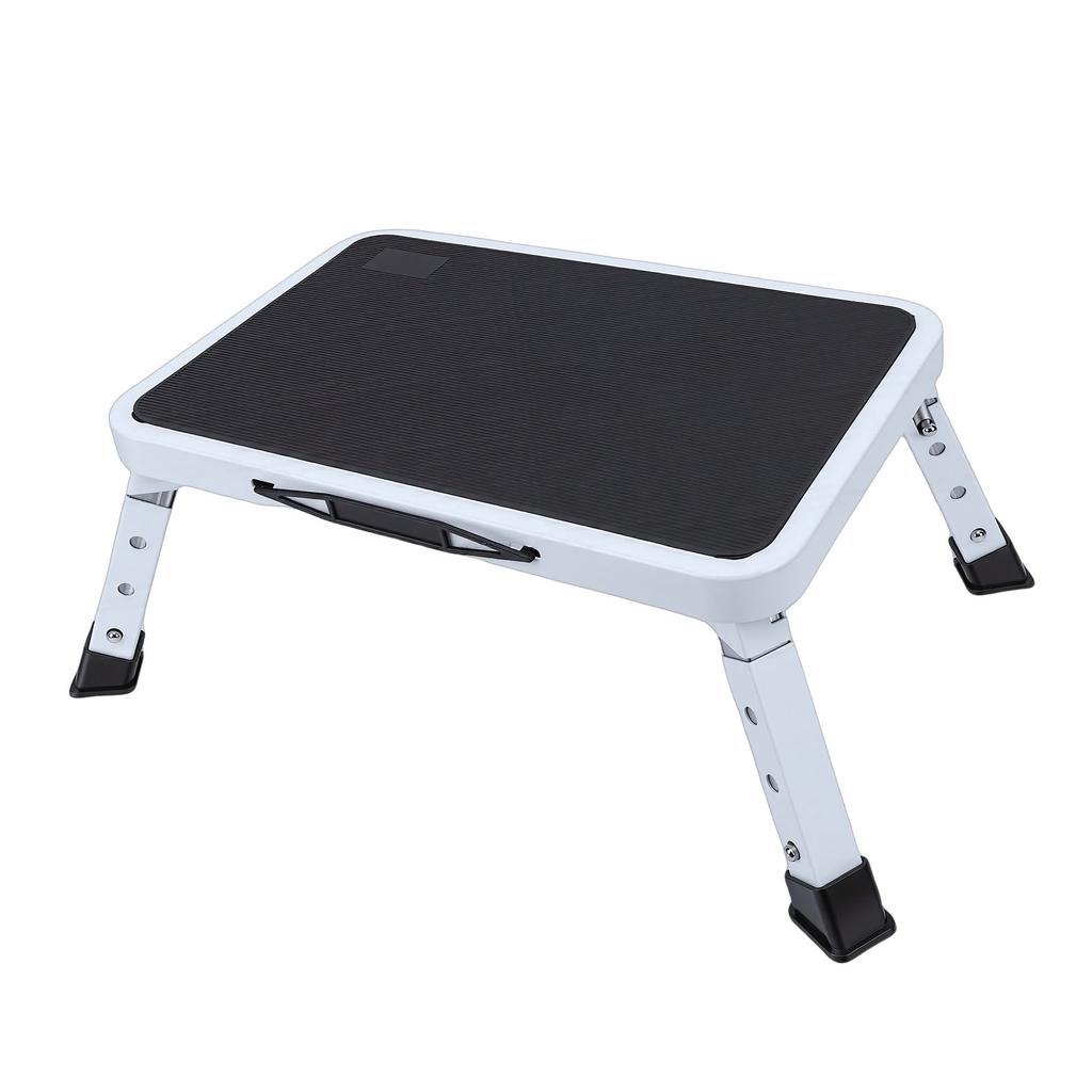 RV Step Stool 3 Gears Height Adjustable Non Slip Wide Finish 150KG Load Capacity RV Platform Step Stool
