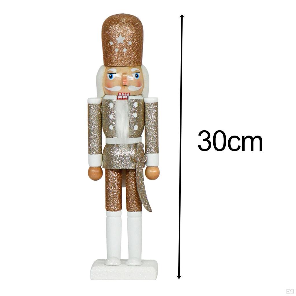 Figurine, King Craft Theme, Christmas Wooden Collectible Decor for Tree
