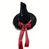 Star Pendant Lolita Witch Hat Lace Wizard Cap Party Headwear Halloween Hat  Masquerade Ball