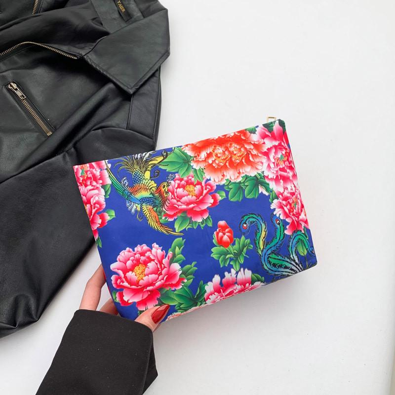 Стильный повседневный женский клатч Модный кошелек-конверт для весенних прогулок синий