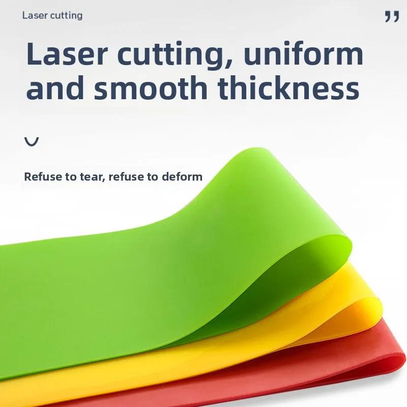 Hot Selling TPE Yoga Tension Band Resistance Band Fitness Elastic Band Squat Butt AIDS Practical Latex Stretching Band