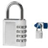 4 Digits Password Lock Security Code Padlock Mini Combination Padlock  Window