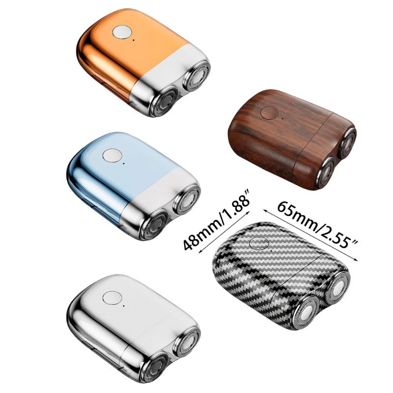 Mini Electric Shaver For Men Pocket Rechargeable Portable Magnetic Trimmer Face Beard Razors Hair Trimmer Shaver