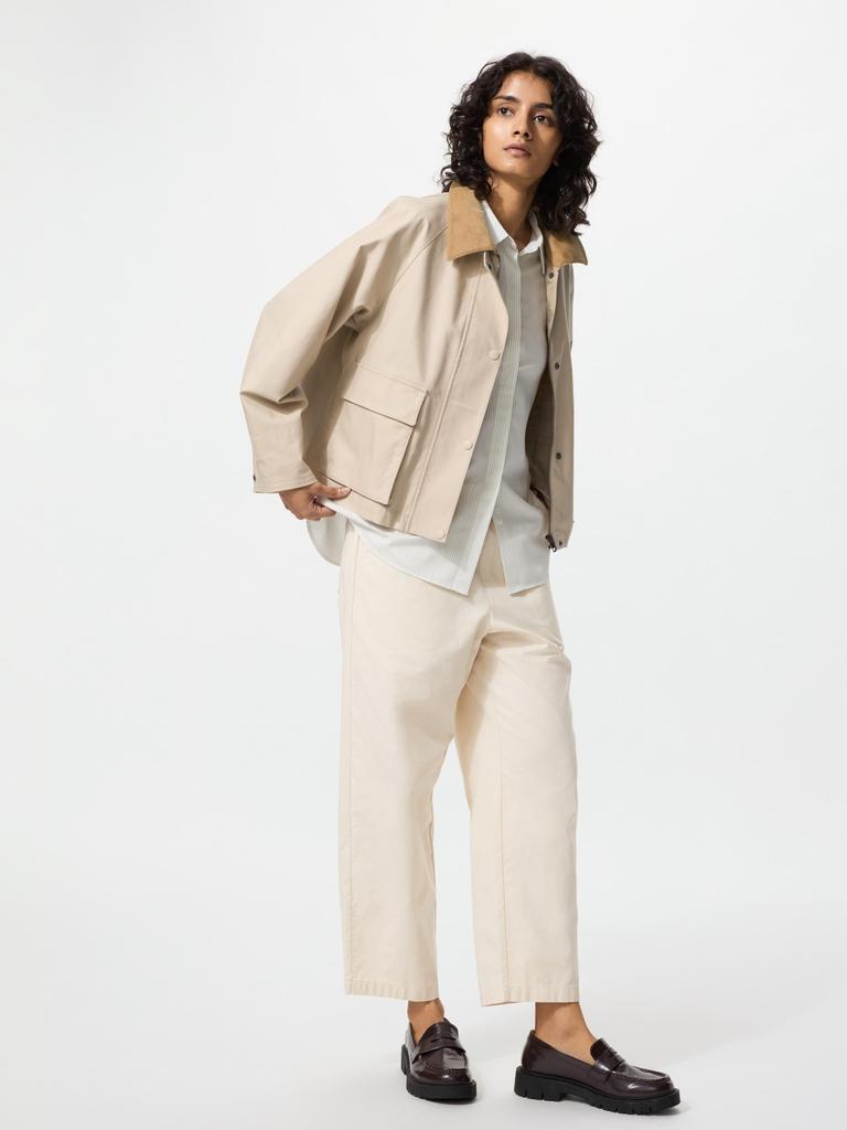 Uniqlo Japan Cotton Relaxed Ankle Pants