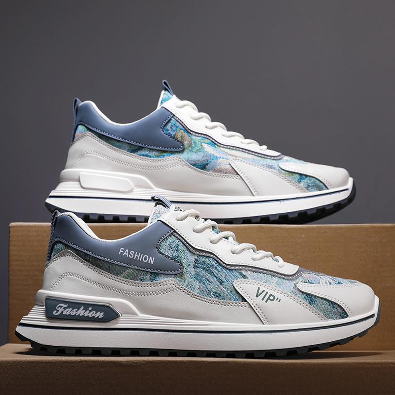 New summer breathable canvas shoes casual platform Forrest Gump sports running dad shoes 39
