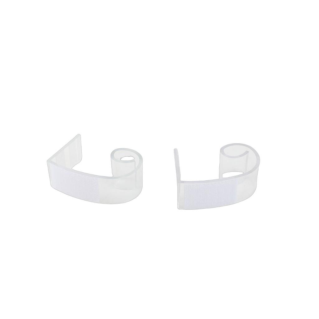 25PCS Table Skirting Clips Transparent Plastic Tablecloth Clamps for Picnic Wedding Hotel Tables