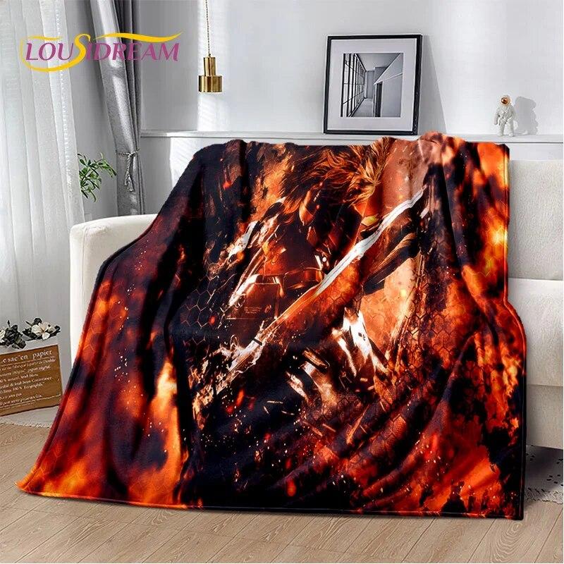 3D Game Metal Gear Solid Cartoon HD Gamer Blanket,Soft Throw Blanket for Home Bedroom Bed Sofa Picnic Travel Cover Blanket Kids