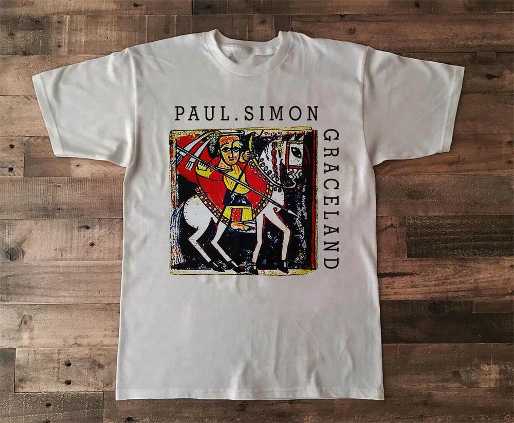 Paul Simon Graceland Tour T Shirt Size S-5XL Unisex T-Shirt XXXXL