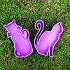 Unique DIY Ornament Moulds Cat Shape Figurine Molds Crafting Mould Silicone Material Perfect Gift for Hand-Making Lover