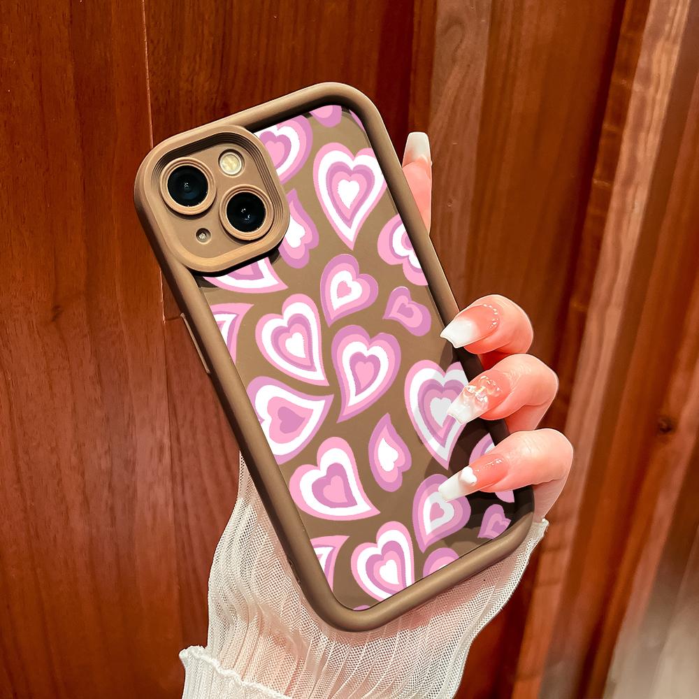 Soft Silicone Square Ladder Printing Pattern Phone Casing Full Cover Camera Shockproof Protection Rubber Case for Huawei Honor