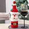 Snowman Red Wine Protective Case Santa Clause Wine Bottle Accessories Table
