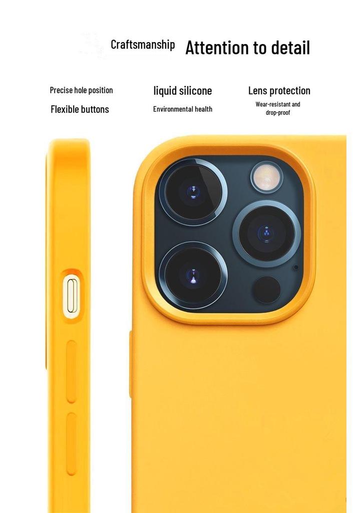 Liquid Silicone Phone Case for iPhone 12 Mini with MagSafe Animation