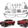 Electroplated Matte Black Lamp Cover Trim for 21 Toyota Hilux ROCCO Models