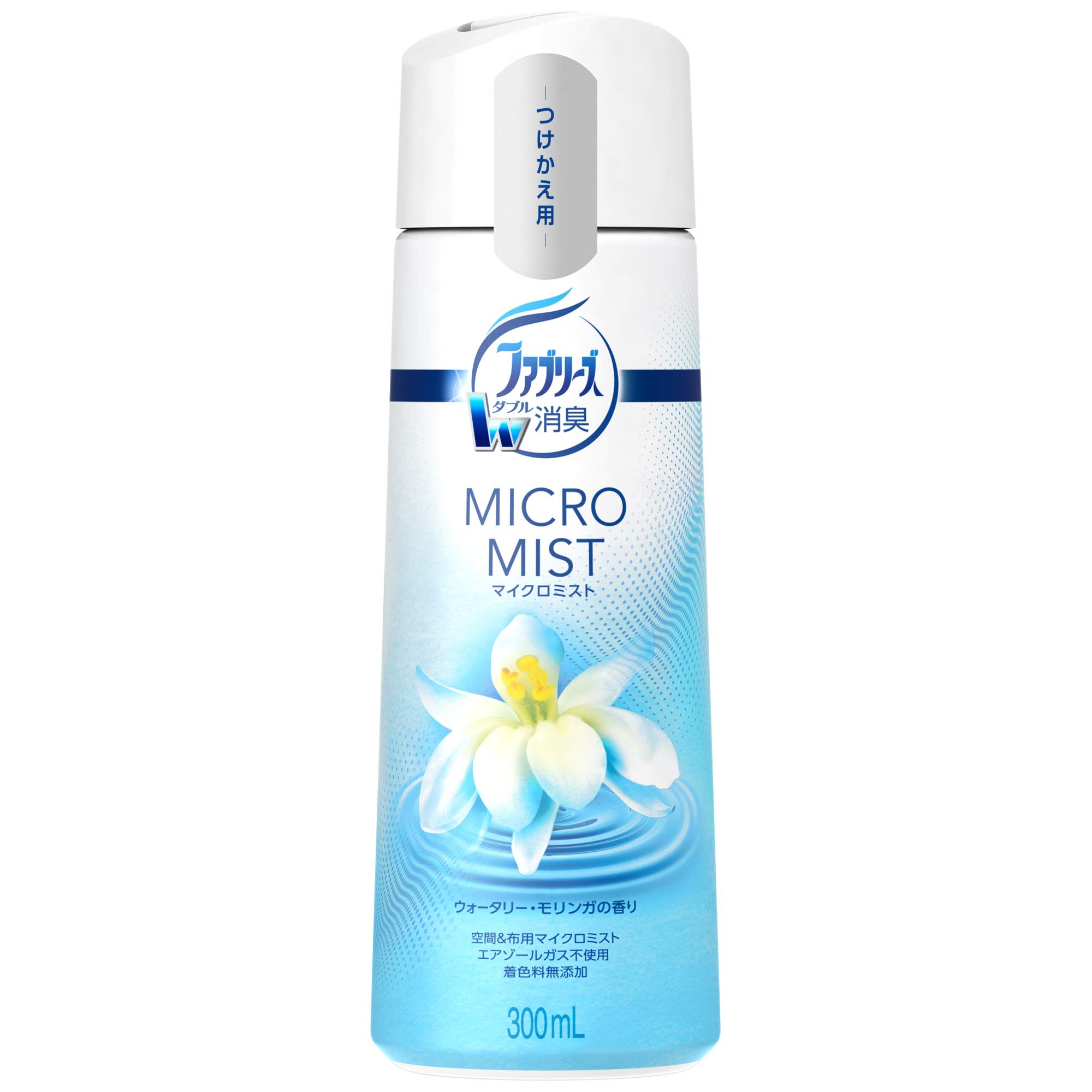 Дезодорирующий спрей Febreze Micro Mist с ароматом Водяной Моринги 300 мл Воздух, Аромат, Сменный блок,