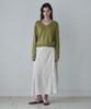 Wednesday Oasis For Woman Soft Lean V-Neck Knit_Olive(Wc26Kn13)