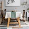 Waterproof Modern Minimalist Linen Blend Table Runner Rectangular Tablecloth Dining Coffee