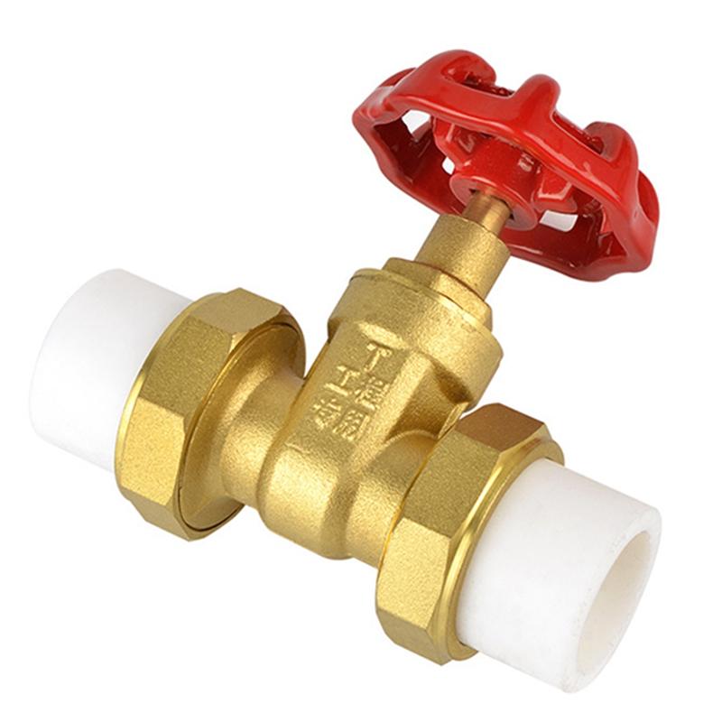 A03F-PPR Gate Valve Hot Melt Double Union Tap Water Pipe Switch