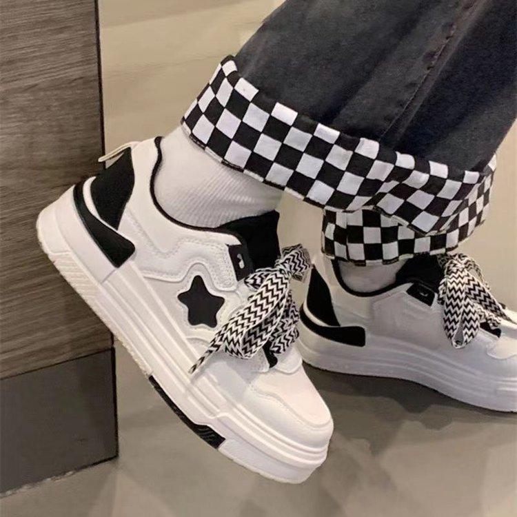 

Осенне-зимние модные белые туфли XINGX, новые удобные повседневные кроссовки, женские нишевые кроссовки High Sense 40