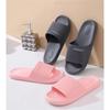 Women's Summer Simple Slippers, Men's Soft Home Slippers, Couple Bathroom Non-slip Sandals, Adult Comfortable Outdoor Beach Shoes