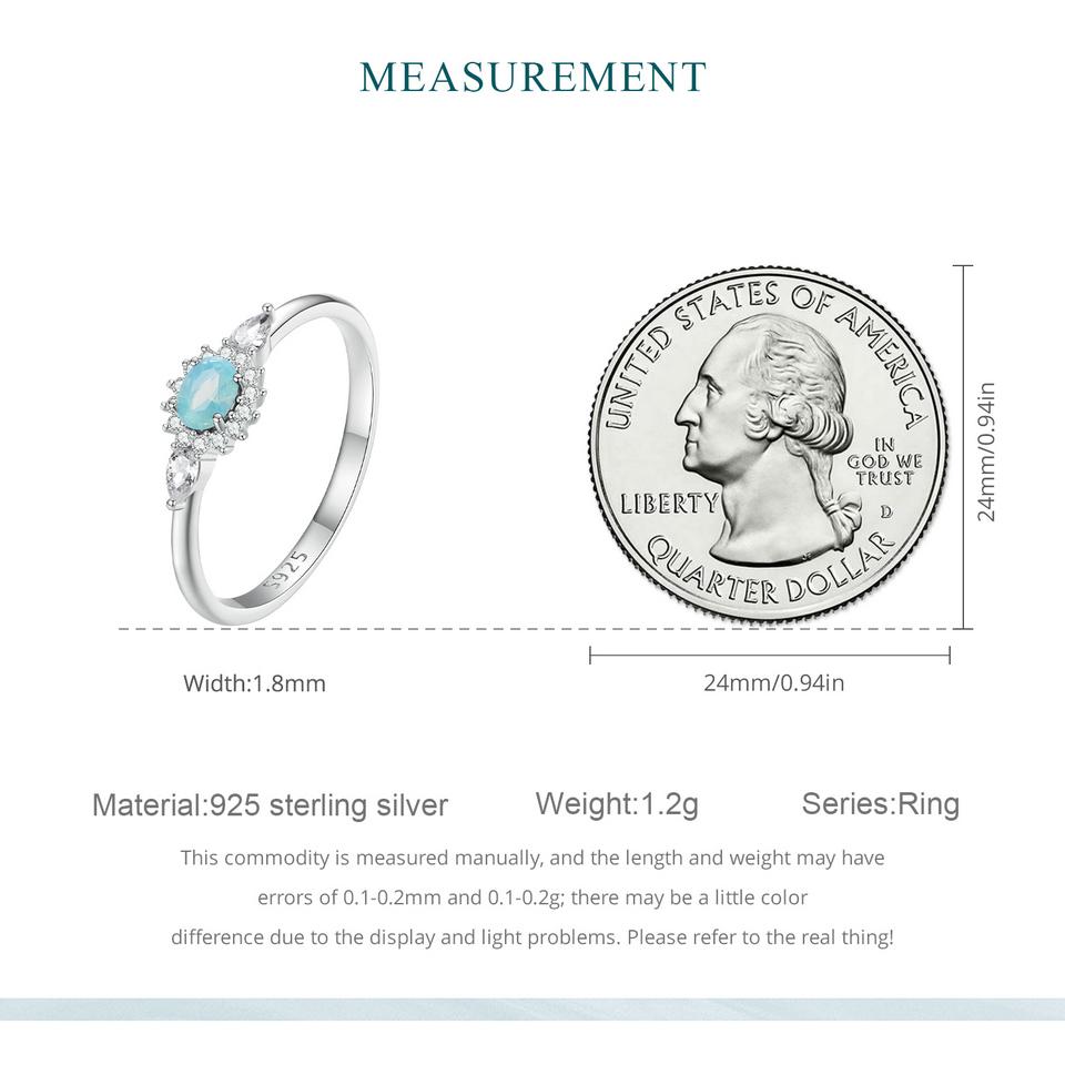 BAMOER 925 Sterling Silver Band Victorian Style Halo Engagement Rings for Women Luxury Wedding Jewelry