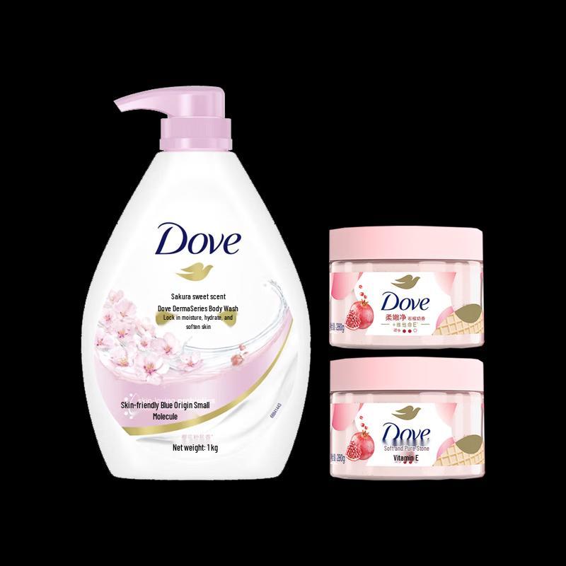 

Dove Sakura Body Wash & Pomegranate Scrub Bundle